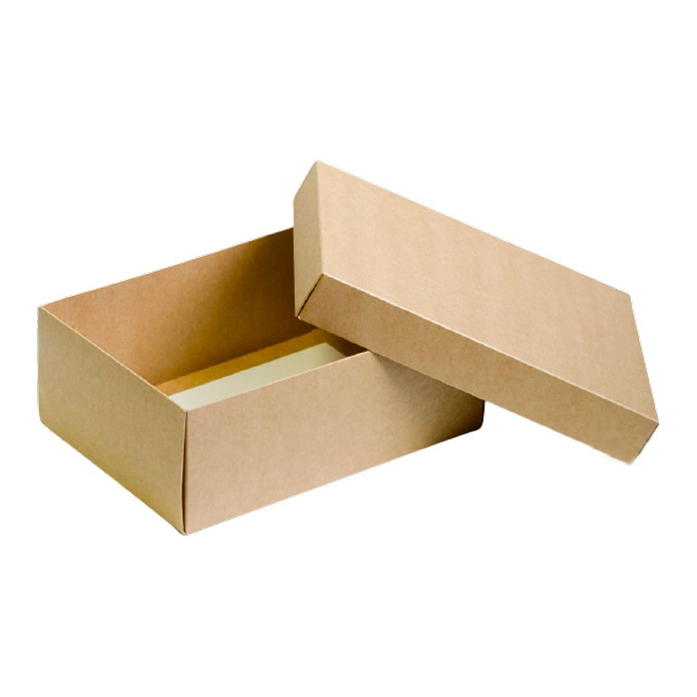 Коробка подарочная картонная, 27х19х10 см, коричневый  - 2