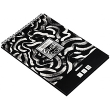 Скетчбук "Black line. Strokes", 14.5x20 см, 120 г/м2, 40 листов, разноцветный