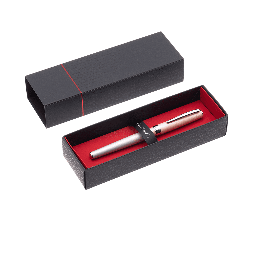 Ручка-роллер "Pierre Cardin Tendresse", 0.6 мм, серебристый, пудровый, стерж. синий - 8