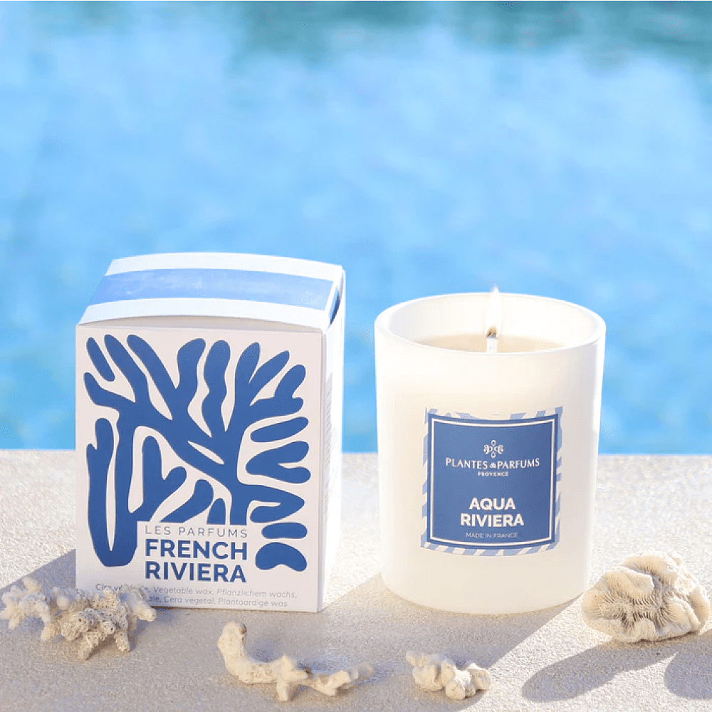 Свеча ароматическая PLANTES&PARFUMS "Aqua Riviera", 180 гр - 2