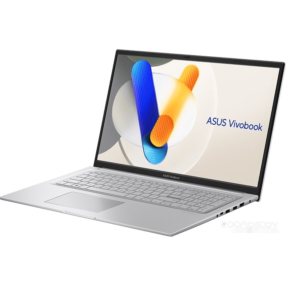 Ноутбук ASUS Vivobook 17 X1704VA-AU822, 16GB, 512GB, DOS, мышь, серебристый - 2