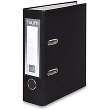 Папка-регистратор "VauPe", А5, 75 мм, картон, черный