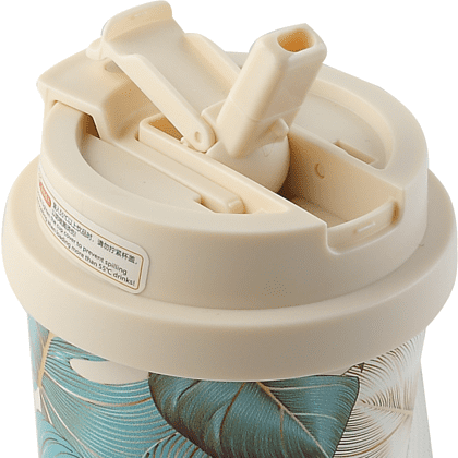 Термокружка "Тропические листья", 530 мл, морская волна - 3