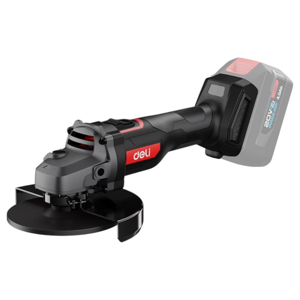 Шлифмашина угловая Deli RS EDE-JM20-2, без аккумуляторов и ЗУ Шлифмашина угловая Deli RS EDE-JM20-2, без аккумуляторов и ЗУ