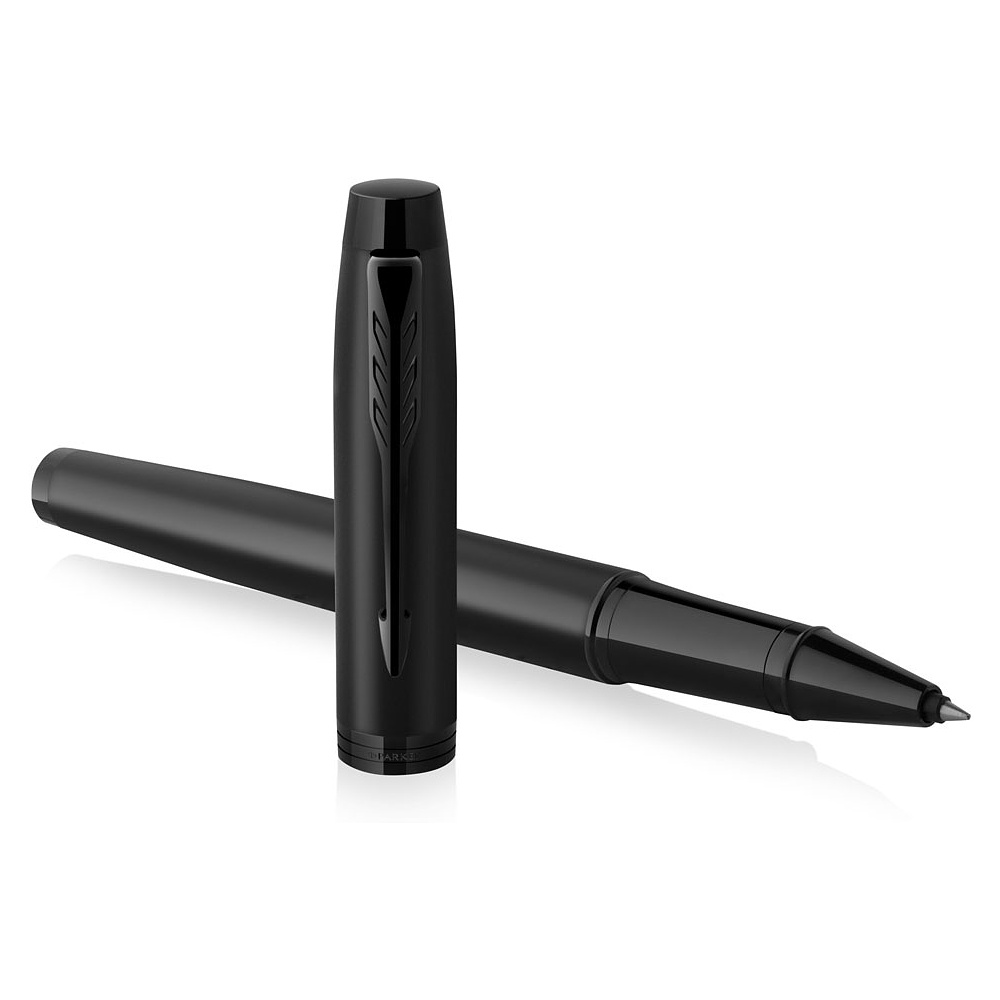Ручка-роллер Parker "IM Achromatic T317", 0.5 мм, черный, стерж. черный - 2