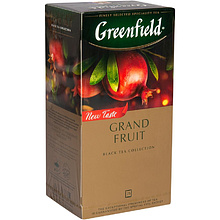 Чай "Greenfield" Grand Fruit, 25 пакетиковx1.5 г, черный