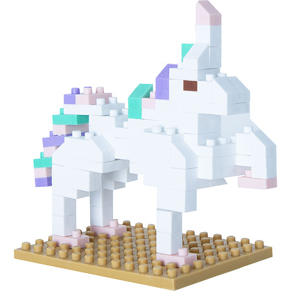 Ластик Iwako Blocks "Unicorn", 1 шт, ассорти, блистер - 5