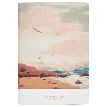 Тетрадь "View пляж", А5, 40 листов, клетка, разноцветный