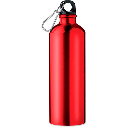 Бутылка для воды "Big Moss", металл, 750 мл, красный