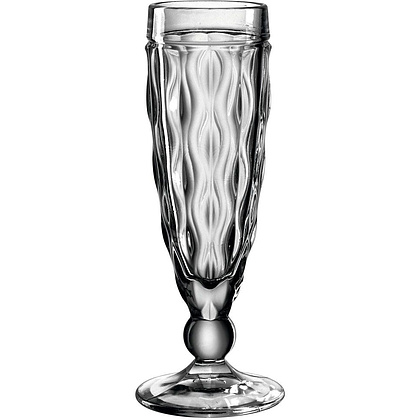 Бокал стеклянный для шампанского "Brindisi", 140 мл, серый