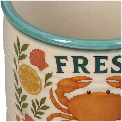Кашпо "Crab Can", доломит, разноцветный - 2