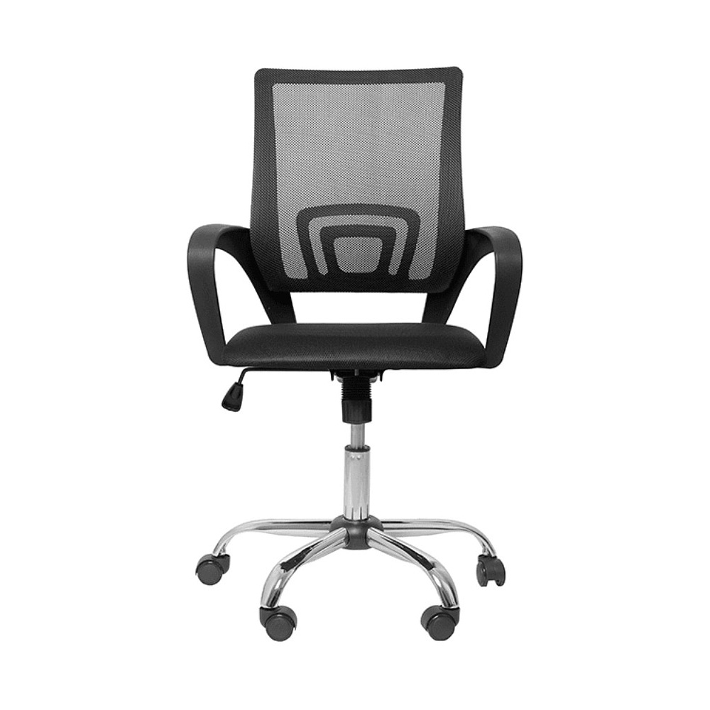 Кресло для персонала ПМК 695 CH ткань, черный, хром - 3