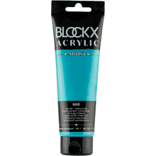 Краски акриловые "Blockx", 695 жемчужный бирюзовый, 120 мл