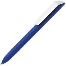 Ручка шариковая автоматическая "Flow Pure GOM CB", 1.0 мм, синий, белый, стерж. синий