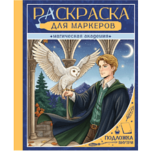 Раскраска антистресс "Раскраска для маркеров. Магическая академия"