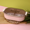 Контейнер д/еды "Smiling", розовый - 5