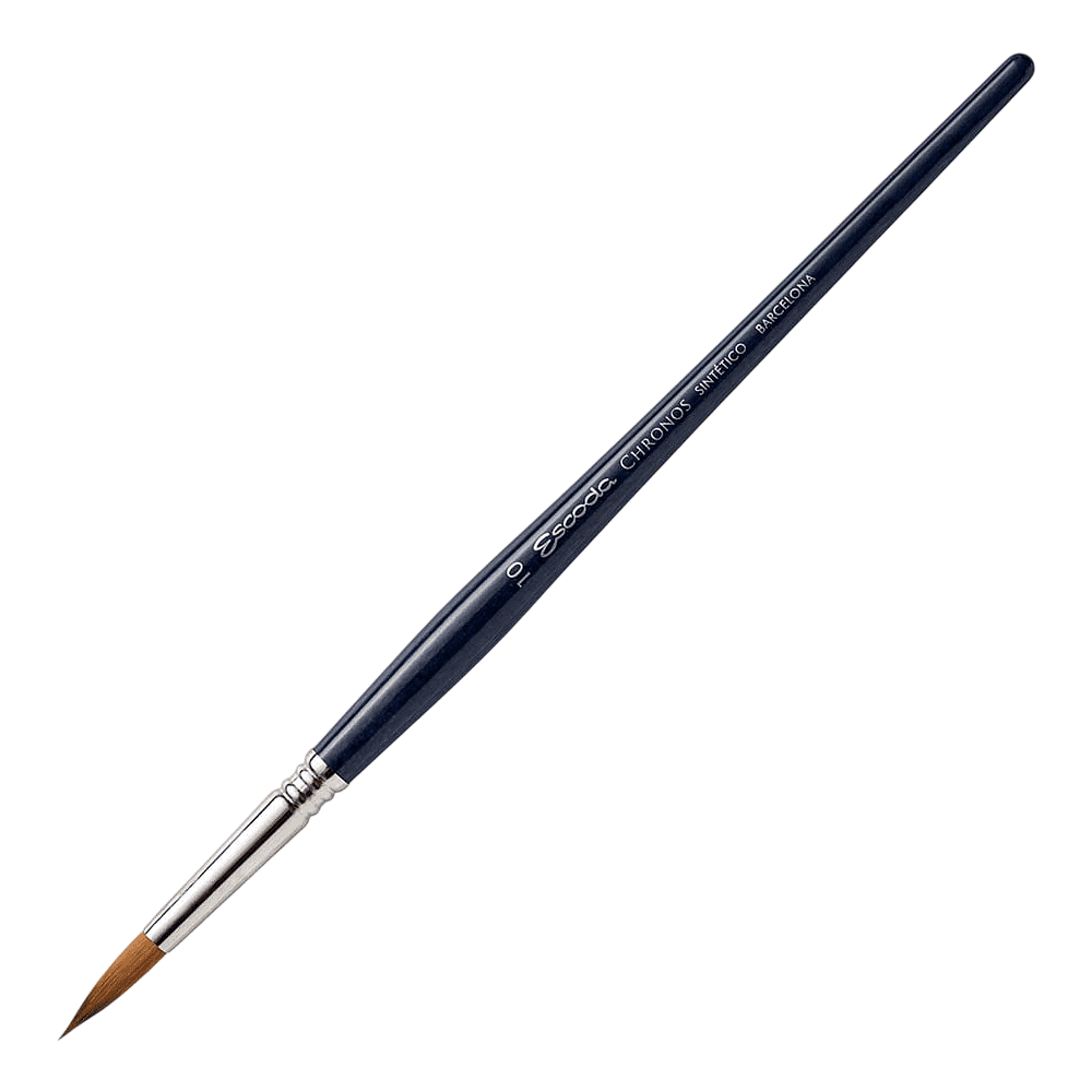 Кисть "Escoda Chronos", микс, круглая, на короткой ручке, № 10