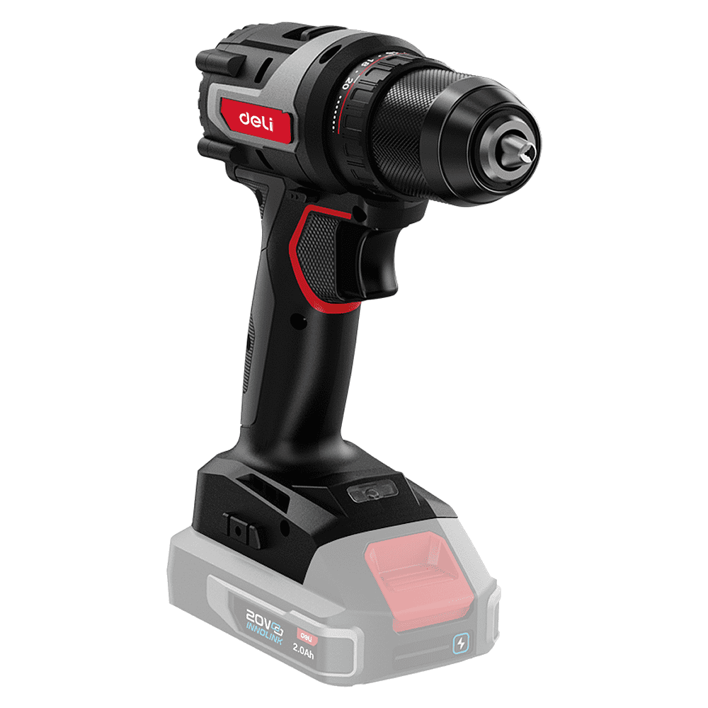 Аккумуляторная дрель-шуруповерт Deli RS EDE-DZ20-1, 20 В, 50 Нм, без АКБ и З/У, коробка - 5 Аккумуляторная дрель-шуруповерт Deli RS EDE-DZ20-1, 20 В, 50 Нм, без АКБ и З/У, коробка - 5