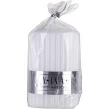 Свеча декоративная "Цилиндр Donau Home Alva", 60х60х90 мм, белый