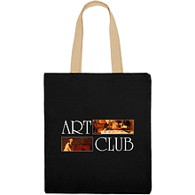 Сумка для покупок "Steady 260. ART CLUB. Натюрморт с атрибутами искусств. Жан-Батист Симеон", хлопок, черный