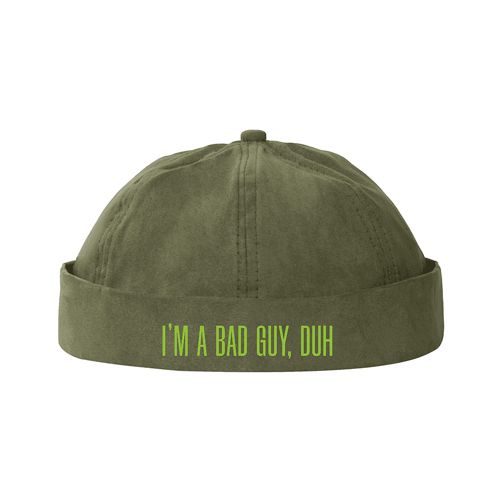 Шапка «I’m a bad guy», унисекс, хаки