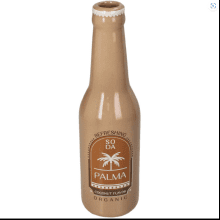 Ваза "Soda Bottle Palma Fine", фаянс, коричневый