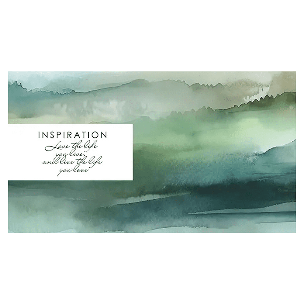 Планинг недатированный "Classic. Свежее утро", 172x97x8 мм, 64 листа, зеленый  - 2