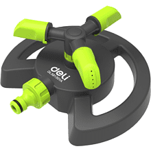 Распылитель "Deli GS EDL581301 3/4", круговой вращающийся, пластик, зеленый