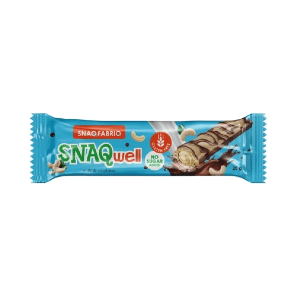 Батончик вафельный "SNAQ FABRIQ", 20 г, с молочно-ореховой пастой