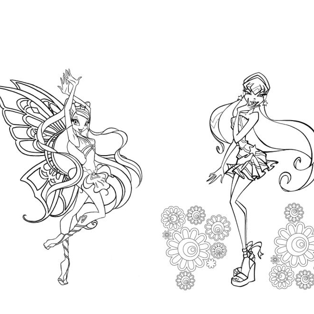 Раскраска "Winx Club. Твори волшебство! Большая раскраска" - 3