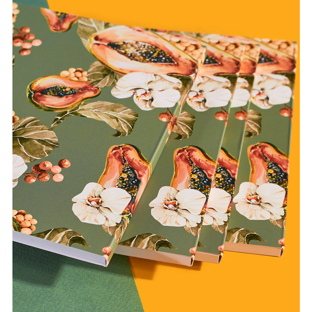Планер настольный "Дейли: Акварельная папайя", 14.8x21 см, 50 страниц, разноцветный - 8
