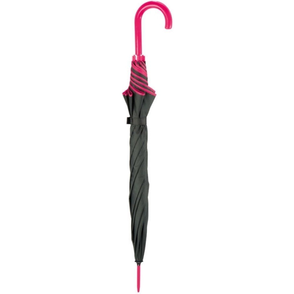 Зонт-трость "Paris", 103 см, черный, розовый - 2