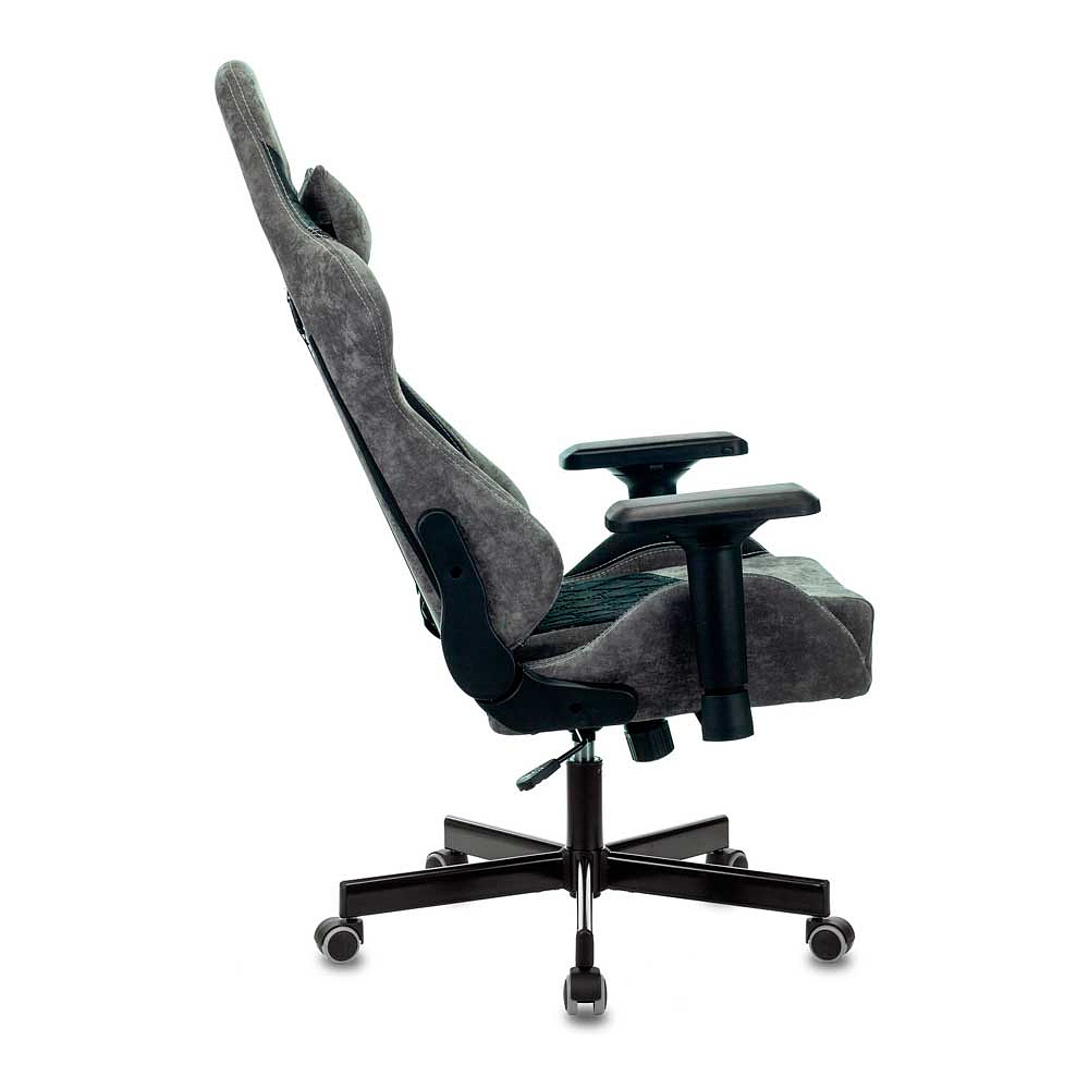 Кресло игровое Бюрократ "VIKING 7 KNIGHT", металл, ткань, черный - 5