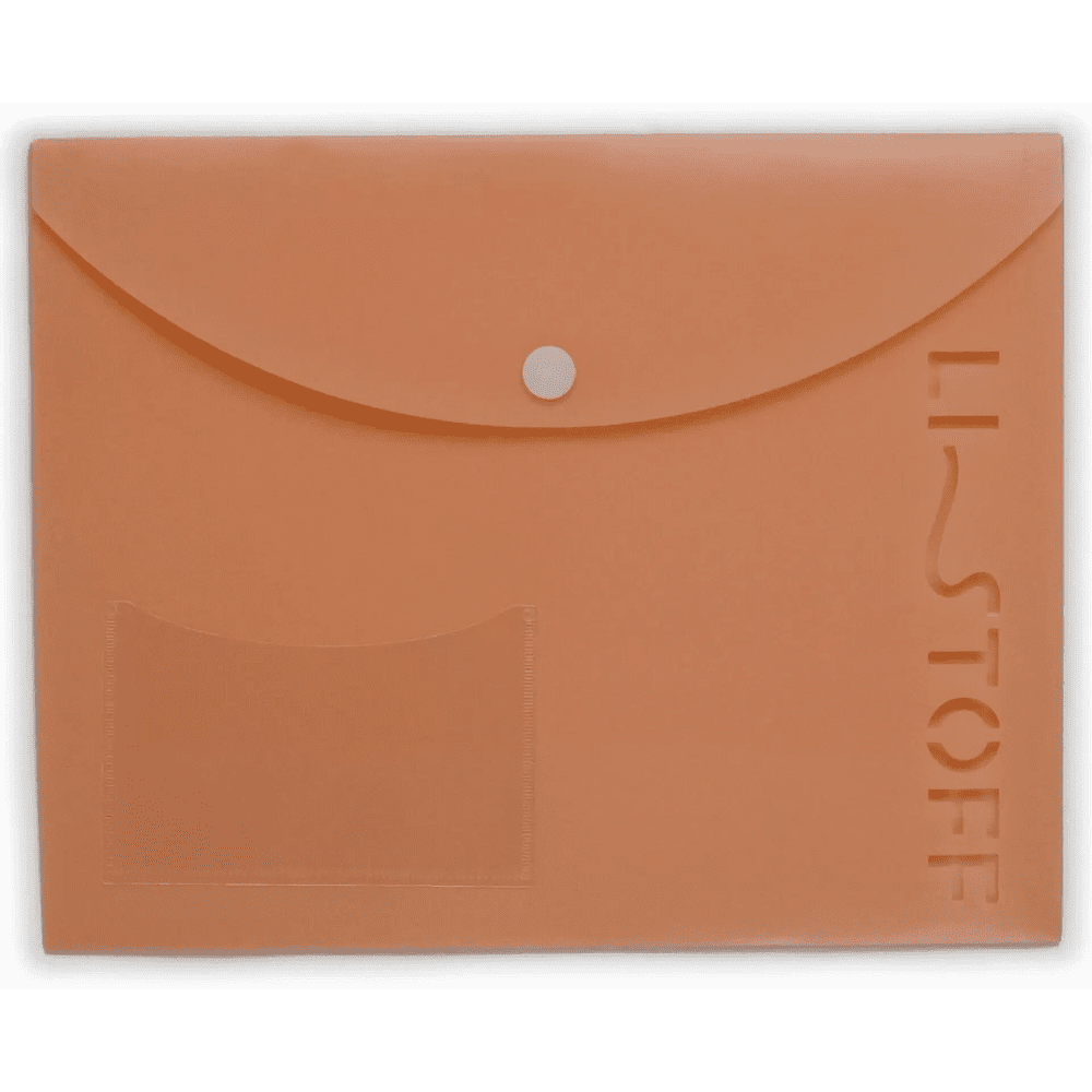 Папка конверт на кнопке "Listoff Style. 4", А5, розовый