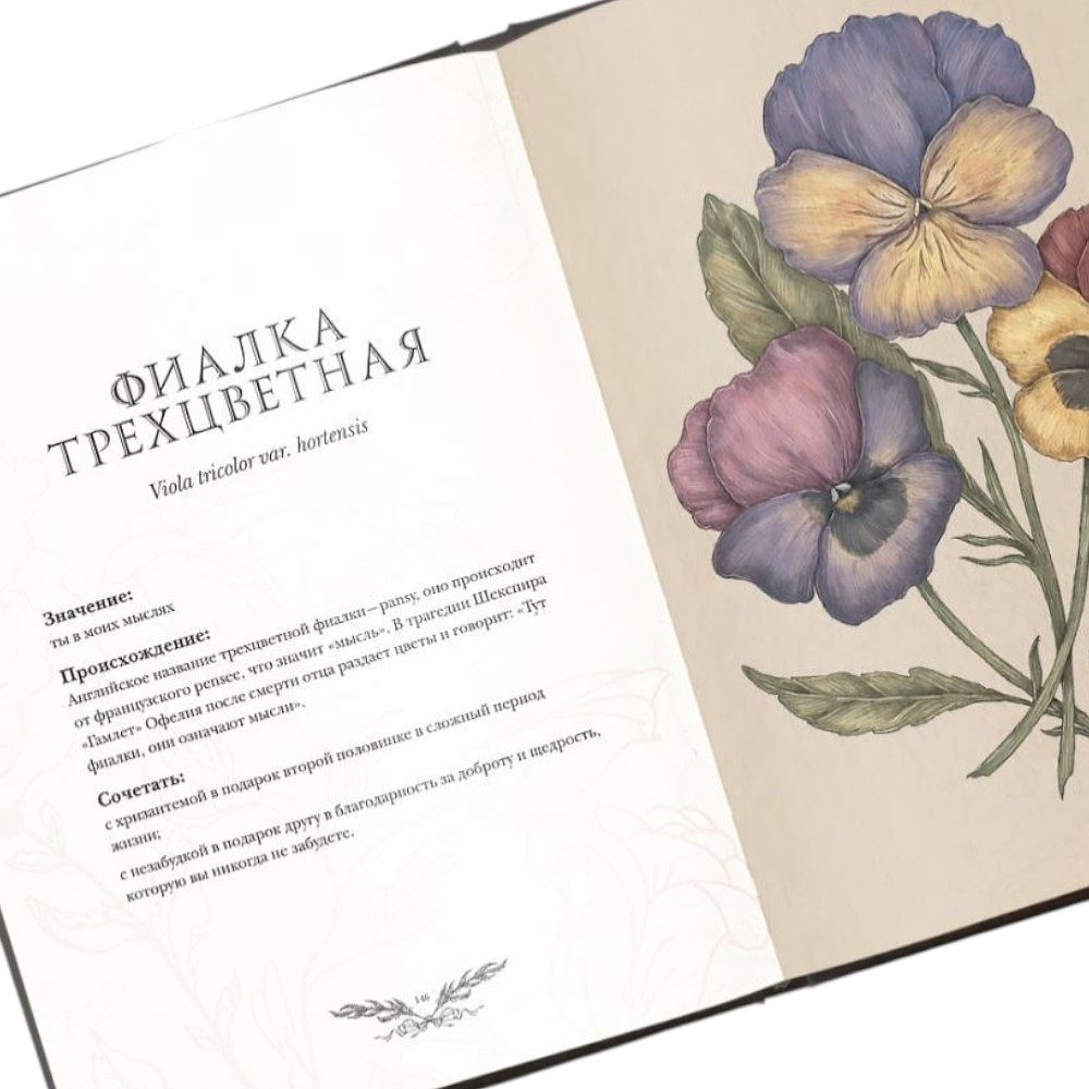 Книга  "Флориография. Карманное руководство по викторианскому языку цветов", Джессика Ру - 6