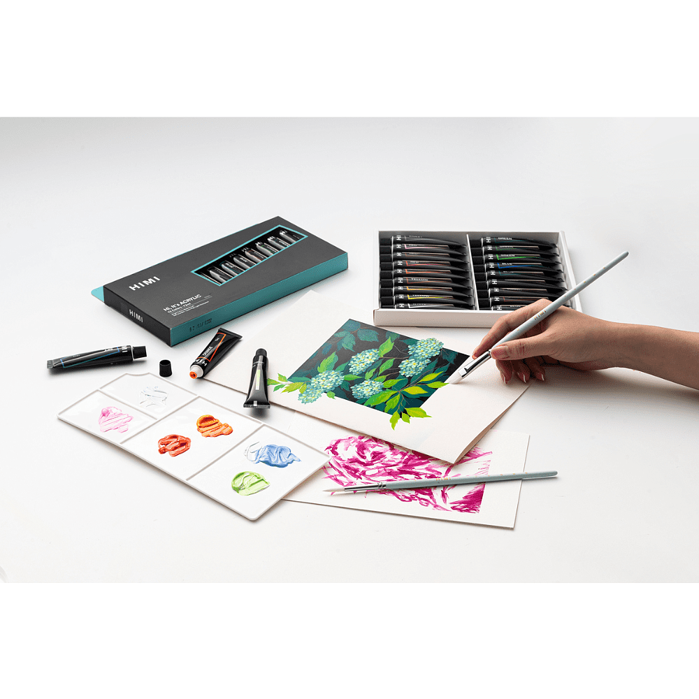 Краски акриловые "Himi.New vision", 24 цвета, тубы - 5