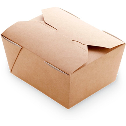 Контейнер бумажный 900 мл, 166/151х132/115х53, 60 шт/упак, крафт - 2