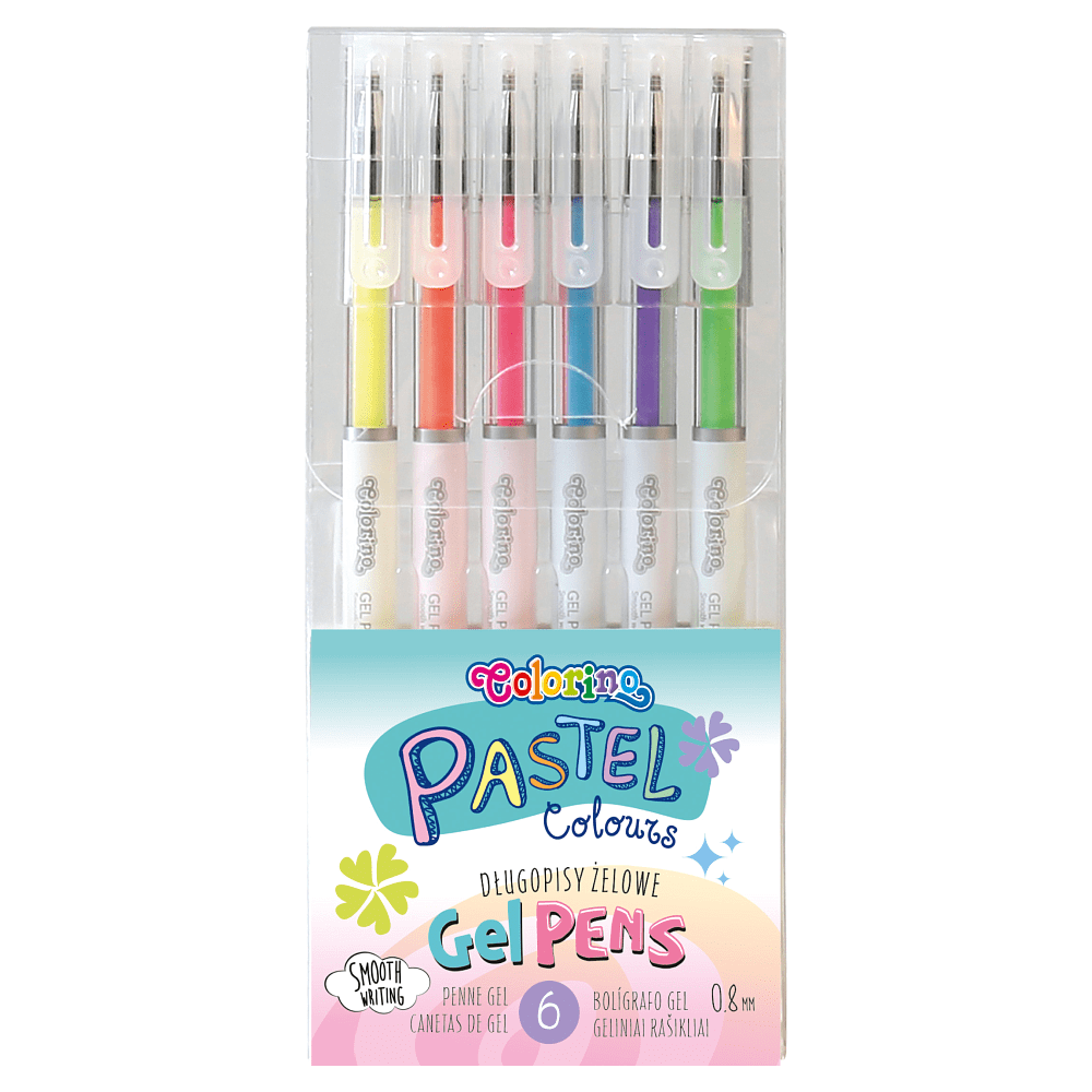 Набор гелевых ручек "Pastel gel", 6 шт