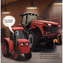 Книга на английском языке "The tractor called Vick and the big race"