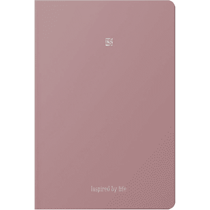 Тетрадь "Floreale. Cedar Rose", А4, 40 листов, клетка, скоба сбоку, розовый