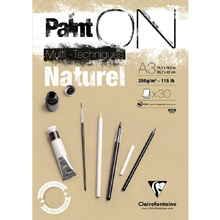 Блок-склейка "Paint'On" Naturel, А3, 250 г/м2, 30 листов