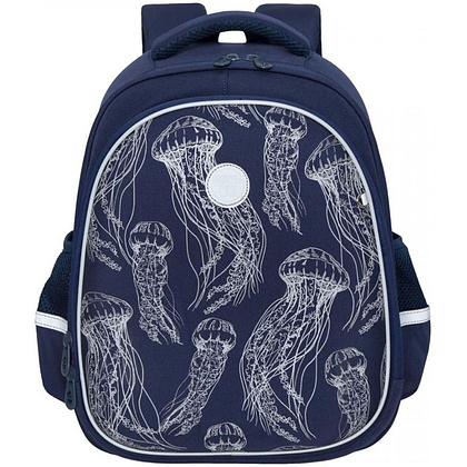 Рюкзак школьный "Jellyfish", синий