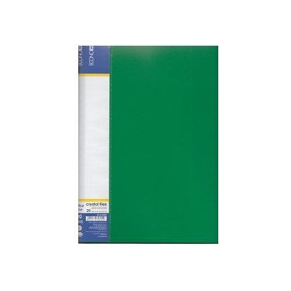 Папка с файлами "Economix", 20 карманов, зеленый