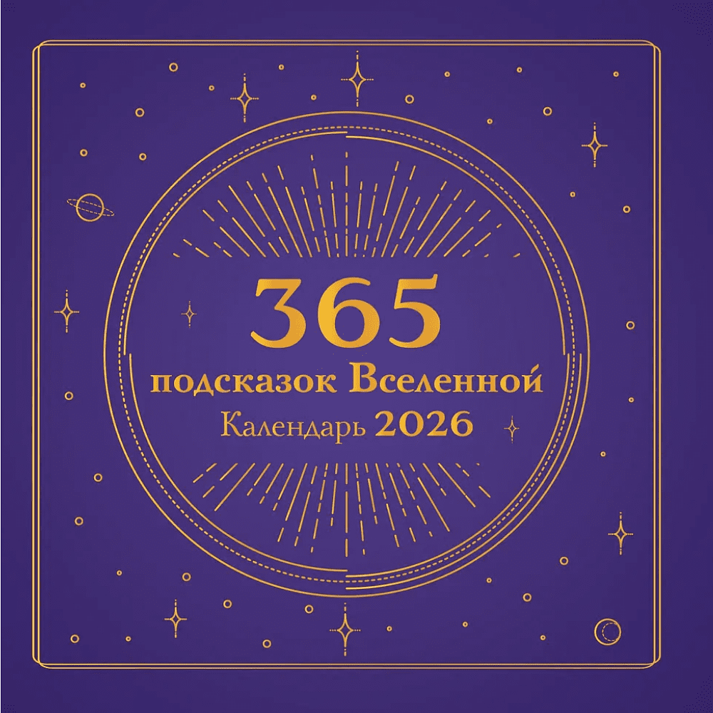 Календарь настенный перекидной "365 подсказок Вселенной" на 2026 год