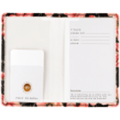 Обложка для паспорта "Flora. Pink Blossom", кожзам, розовый - 3