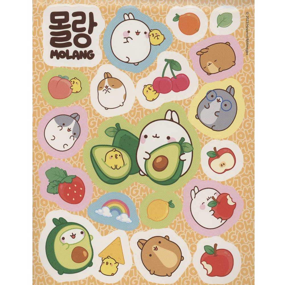 Книга "100 наклеек. Моланг. Супернежные наклейки" - 4