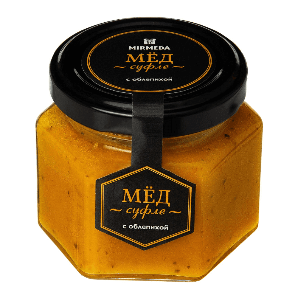 Мёд-суфле "Mirmeda" с облепихой, 150 гр