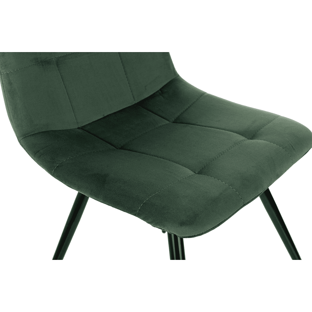 Стул Бюрократ "CH-K1_4", ткань, зеленый, металл,  комплект 4 штуки - 8