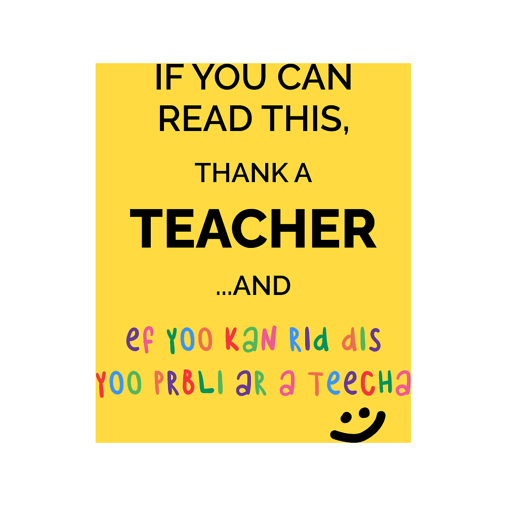Блокнот "Bliss. If you can read this, Thank a teacher", А5, 136 листов, линованный, желтый - 2