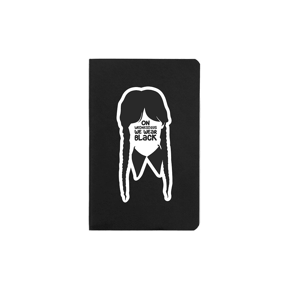 Блокнот «We wear black», А6, черный